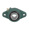 DODGE TYPE SC 2 BOLT FLANGE Ball Bearing Unit, 4-1/2 in Lg Bolt Center-to-Center, 2-Bolt Flange Mount, 5-1/2 in Lg, 1-1/2 in Dp, Steel