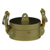 Dust Cap, Type V,  Cam and Groove, Dust Cap, -150 deg F, Brass, Casting, Domestic