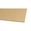 Rubber Sheet, Natural Rubber, Tan, Plated, 3050 psi Tensile, -40 to 176 deg F