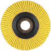 ARC Flap Disc, 4-1/2 in Dia Disc, 60 Grit, Coarse, Type 29 Disc, Polyester Backing, 13300 rpm Max, Yellow