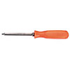 Screwdriver, Round Shank, Vanadium Steel Shank, ASME B107-15, Domed,  Tri-Lobe, Acetate Handle, Imperial
