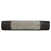 Pipe Nipple, 3/8 in, NPT End, SCH 40, 700 psi, -200 to 150 deg F, Seamless,  Welded, Grade B Steel, Import