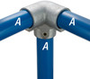Elbow, Side Outlet, 90 deg Elbow, Malleable Iron, Galvanized