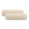 Paint Roller Cover, Jumbo Mini Core, 1/2 in Nap, Semi-Rough Surface, Polypropylene, White