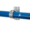 Rail Support, Malleable Iron, Galvanized Rail Support, Malleable Iron, Galvanized