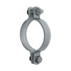 Pipe Clamp, Medium, 1040 lb, Carbon Steel, Plain,  Hot Dip Galvanized, Black