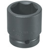 Socket, 1 Impact Rated, Imperial, Square Drive, 1 in Drive, Shallow Impact Socket, Spring Loaded Button