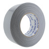 Duct Tape, 60 yd Lg, 10 mil Thk, Gray, Rubber Adhesive, Polyethylene Backing, 27 in-lb Tensile