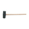 Sledge Hammer, 36 in Lg, Double Face Face, Forged Steel Head, Straight, Hickory Handle, SG Grip
