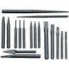 Punch and Chisel Set, 1/8 to 1/4 in Punch