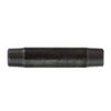 Pipe Nipple, Extra Heavy, 3/4-14 in, NPT End, SCH 40, 700 psi, -200 to 150 deg F, Seamless,  Welded, Black