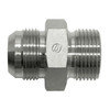 Hydraulic Adapter, Straight, 37 deg Male JIC Flare x Male BSPP End, 5000 psi, Steel