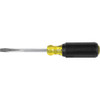 Cabinet Screwdriver, Square Shank, Steel Shank, ASME,  ANSI, No ESD-Safe, Cushion Grip, Rubber Handle, Steel