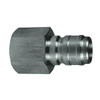 DIXON Quick Connect Plug, Straight Through Interchange, FNPT End, -40 to 250 deg F, Steel