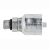 PARKER 43 Series Hydraulic Hose Fitting,Crimp Style, Straight,Male SAE Rigid End,70 deg F,Steel,Domestic