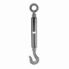 Turnbuckle, Hook and Eye, Hook and Eye End/End, 6 in Take Up, Drop Forged Steel, Hot Galvanized Turnbuckle, Hook and Eye, Hook and Eye End/End, 6 in Take Up, Drop Forged Steel, Hot Galvanized