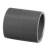 Reducer Coupling, Slip Socket End, SCH 80, Molded, Chlorinated PVC, 210 deg F, Gray, Coupling