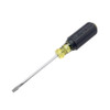 Cabinet Screwdriver, Round Shank, Steel Shank, ASME,  ANSI, No ESD-Safe, Cushion Grip, Rubber Handle, Steel