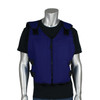 Cooling Vest, 45 min Cooling, Zipper Closure, Premium, Navy Blue, Cotton,  Nylon