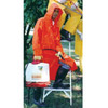 Rainsuit, PVC with Polyester Lining, 0.35 mm Thk, Orange