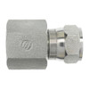 Hydraulic Adapter, Straight, 37 deg Female SAE JIC Swivel x FNPT End, Steel, Tri-Chrome, Domestic