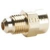 PARKER Connector, Economical, Connector, 45 deg SAE Flare x Straight MNPT End, -65 to 250 deg F, Brass, Forged