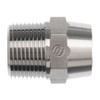 Hex Nipple, Straight, MNPTF x Butt Weld End, 316 Stainless Steel