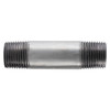 Pipe Nipple, 2-1/2 in, NPT End, SCH 40, 230 psi, 400 deg F, Hot Dipped,  Welded, Steel, Galvanized, Domestic