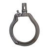 Pipe Hanger, Adjustable, 450 deg F, Suitable For Stationary Pipe Lines, Black, Plain,  Zinc Plated