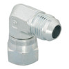 PARKER Elbow, Triple-Lok Swivel Nut, 90 deg Elbow, 37 deg Male Flare x 37 deg Female Flare Swivel End, Steel, Domestic