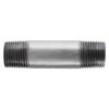 Pipe Nipple, 4 in, NPT End, SCH 40, 175 psi, 400 deg F, Hot Dipped,  Welded, Steel, Galvanized, Domestic