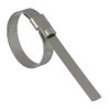 Band Clamp, Smooth,  Preformed, 0.03 in Thk, 3/4 in Wd, 201 Stainless Steel, Domestic