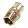 PARKER 91/91N Series Hydraulic Hose Fitting,Crimp Style, Straight,MNPTF Rigid End,3000 psi,Chromium 6 Free Plated