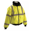Bomber Jacket, PU Coated Polyester, 185 g/sq-m Fabric, 5 -Pocket, ANSI 107 Class 3, High-Vis Yellow Bomber Jacket, PU Coated Polyester, 185 g/sq-m Fabric, 5 -Pocket, ANSI 107 Class 3, High-Vis Yellow