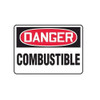 Safety Danger Sign, Equipment, Plastic, Hole Mount, 7 in Ht, 10 in Wd