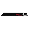 Reciprocating Saw Blade, Heavy Duty,  High Performance,  Straight Back, 6 in Lg, 3/4 in Wd, 0.032 in Thk, Ordinary Teeth, 1/2 in Tang, Tungsten Carbide Body