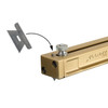 Cutting Blade, Standard-Duty, Steel, 2 x 1.1 x 0.3 in