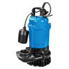 Submersible Pump, 3180 gph, 2 in Outlet, 1/2 hp, 115 VAC, 6 A, 60 Hz, 17 psi Max, Open,  Semi-Vortex Impeller, 104 deg F, Ball Bearing, Cast Iron, 1 Phase