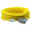 Extension Cord, SJTW, 125 VAC,  15 A, 12 AWG Cord, 50 ft Lg Cord, 3 Conductor, 12 AWG Conductor, Copper Conductor, 1/295 in od, Polyvinyl Chloride Insulation Extension Cord, SJTW, 125 VAC,  15 A, 12 AWG Cord, 50 ft Lg Cord, 3 Conductor, 12 AWG Conductor, Copper Conductor, 1/295 in od, Polyvinyl Chloride Insulation