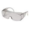 Safety Glasses, Solo, Universal, UV Protection Lens, Clear Lens, Clear Frame, Polycarbonate Frame, 1 UV Protection, Vented Temple Style