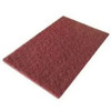 SIA 6120 Hand Pad, 9 in Lg, 6 in Wd, 320 Grit, Very Fine, Aluminium Oxide Abrasive, Maroon Pad
