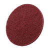 High Strength Disc, 3 in Dia Disc, Aluminium Oxide Abrasive, Very Fine, 18000 rpm Max, Maroon Color