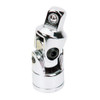 Universal Joint, Imperial, Male Drive, 0.375 in Male Drive, 2 in Lg, Socket Adapter, ANSI B107.10M, CSA, Steel, Polished Chrome Coated