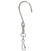 Swivel Pot Hook, 3-1/4 in wd,  10-1/4 in lg,  1/2 in ht, Steel