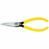 Long Nose Plier, Standard, Knurled Jaw, 1-1/2 in Lg Jaw, 11/16 in Wd Jaw, Steel Jaw, 5-5/8 in Lg, Plastic Handle, Yellow Color