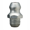 Zerk Fitting, 45 deg, 3/8 in Hex, Trivalent Zinc Plated, Steel, 1/4 in-28 Thread, 13/16 in Lg, 0.203 in Lg Shank