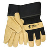 General Purpose Gloves, Premium Grade, 2X-Large, Grain Pigskin Leather Palm, 7 ga Cotton Thread,  Leather,  Polyester, Beige,  Black , Thermosock General Purpose Gloves, Premium Grade, 2X-Large, Grain Pigskin Leather Palm, 7 ga Cotton Thread,  Leather,  Polyester, Beige,  Black , Thermosock