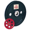 Sheave, 7-1/2 in OD Sheave, 1-1/4 in ID Sheave, Self-Lubricating Bronze Bushing, Cast Iron Sheave