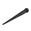Bull Pin, Broad-Head, 1/4 in Dia Pin, 1-1/16 in Dia Nose, 10 in Lg, Alloy Steel, Black Oxide