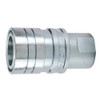PARKER Hydraulic Quick Coupling, 3/8 in, NPTF End, 2.31 in Lg, 3000 psi, -40 to 250 deg F, Steel, Zinc Plated, 1.31 in dia PARKER Hydraulic Quick Coupling, 3/8 in, NPTF End, 2.31 in Lg, 3000 psi, -40 to 250 deg F, Steel, Zinc Plated, 1.31 in dia